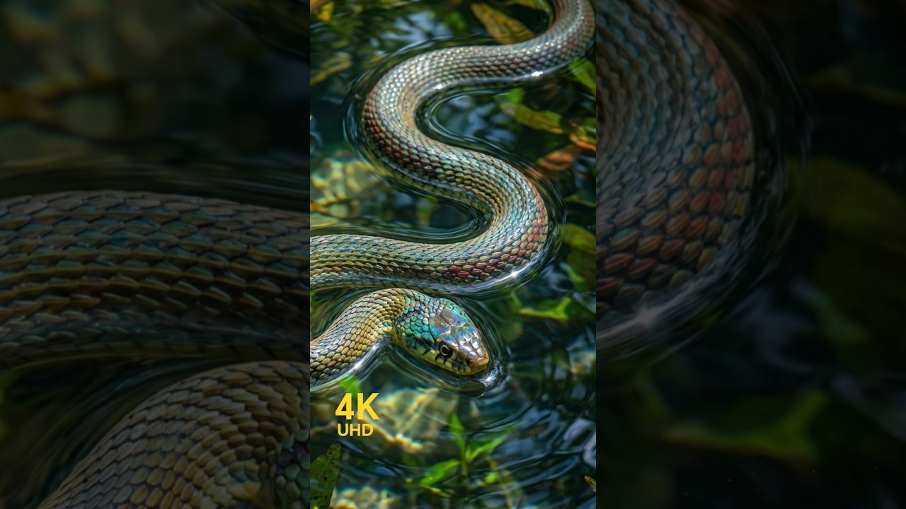 Emerald Ripples: Life in the Stream 