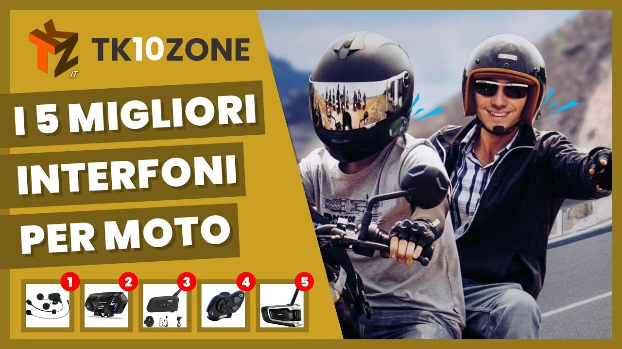 I 5 migliori interfoni per moto - YouTube