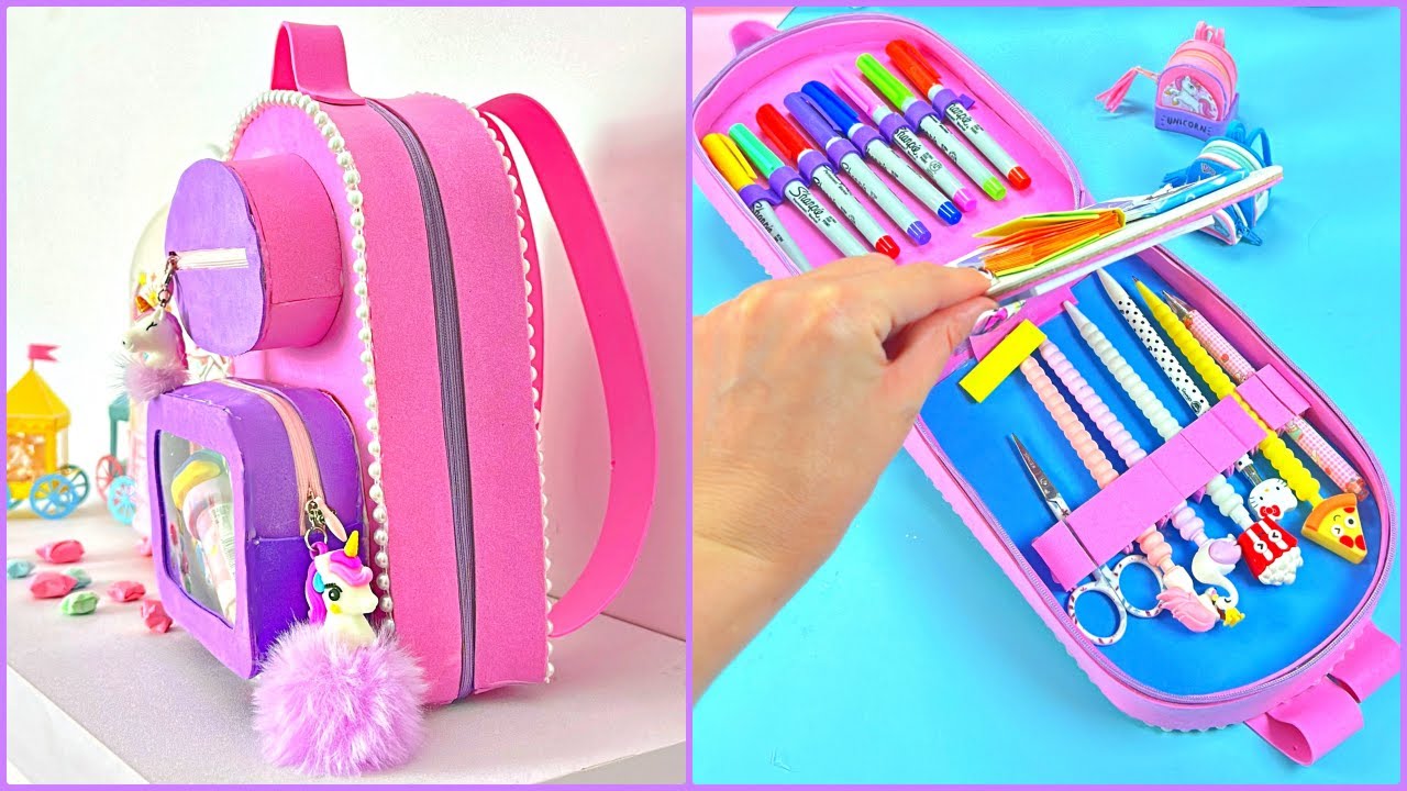 DIY PLECAK PIÓRNIK - RĘKODZIEŁA NA POWRÓT DO SZKOŁY