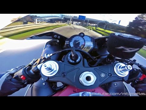 Video Yamaha YZF R1 Crossplane '09 - BRUTAL ACCELERATION !!! - youtube