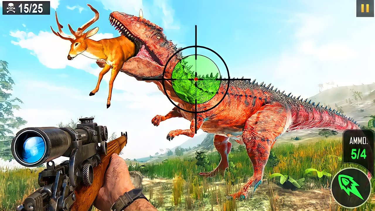 dinosaur hunting _Wild Dino Animal Hunting 2021 _ Android GamePlay #2
