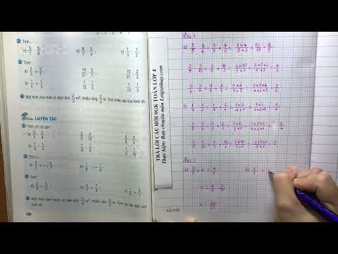 Video Giải bài: Luyện tập trang 136 SGK Toán 4. - youtube