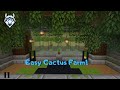 Easy Automatic Cactus Farm Ep. 11 | Vanilla Minecraft Survival Series Lets Play