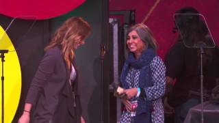 Global Citizen Festival: Olivia Wilde presents Movement Award to Urmi Basu.