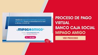 Proceso de pago virtual Banco Caja social   PSE