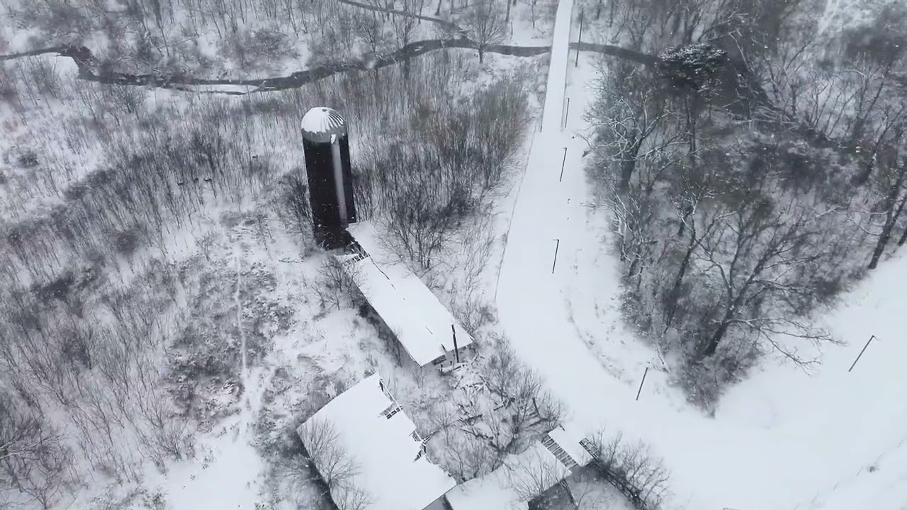 Drone Footage Captures Winter Wonderland Scene in East Tennessee
