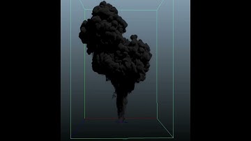 maya fluids Explosion slow motion v03