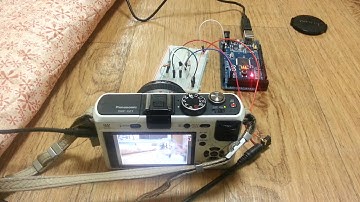 DIY panasonic GF1 remote control releaser using arduino mega2560 (auto interval sutter system.)