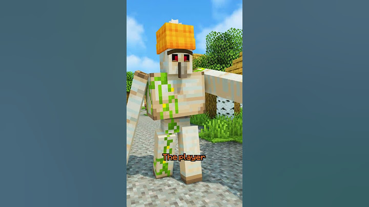 Minecraft BUT Oxy is an Iron Golem #shorts