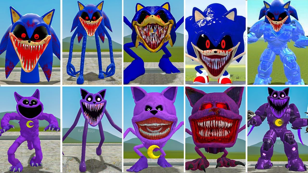 Exe Family NEW EVOLUTION OF ALL SONIC EXE FAMILY VS ALL CATNAP MONSTER FAMILY ? in ...