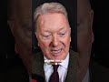 Frank Warren reacts to Jake Paul vs. Anthony Joshua announcement. 📣