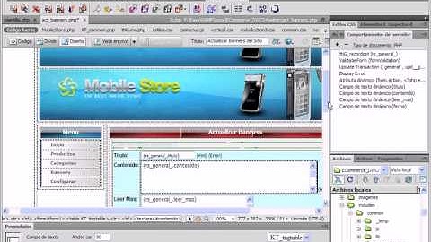 VIDEO NO. 20 - PROYECTO 03 - Desarrollo de un ECommerce desde cero con Dreamweaver CS4, PHP & MySQL.