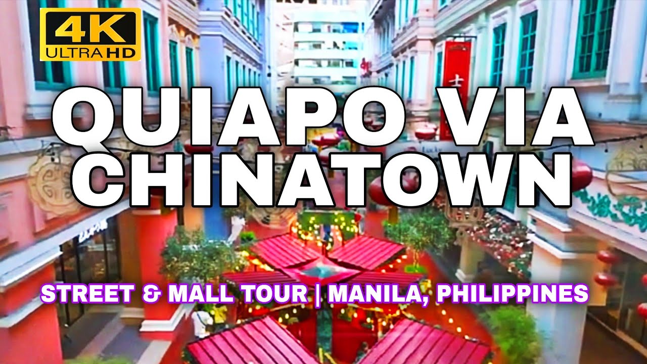 QUIAPO to LUCKY CHINATOWN 2026 🇵🇭 | You Won’t Believe This Manila Walk! | 4K HDR Philippines