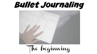 Bullet journaling... The beginning |shaachie