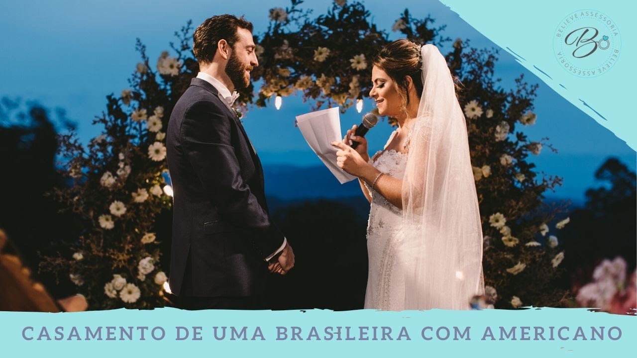 Casamento de uma brasileira com um americano