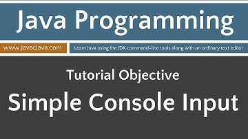 Learn Java Programming - Simple Console Input Tutorial