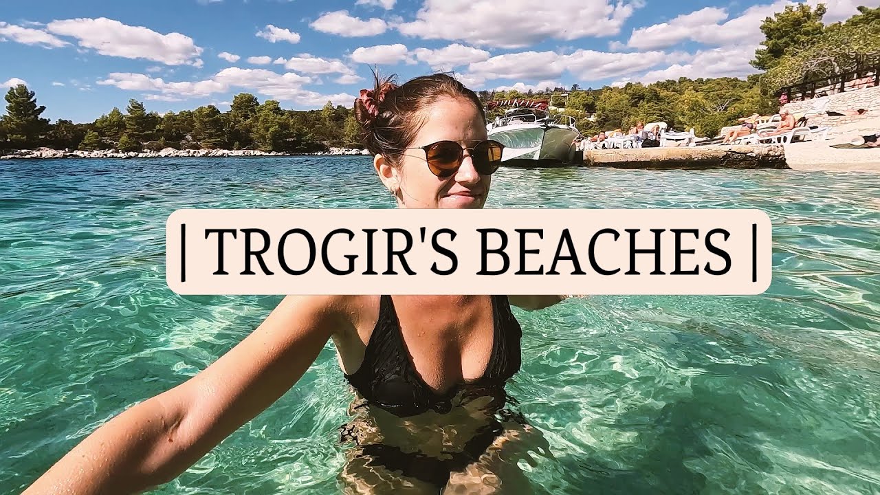 Beach hunting in Trogir! We show you the best beaches in and around Trogir! + Trogir's old town