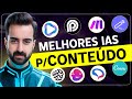 8 MELHORES IAS para CRIAR CONTEÚDO! Post, vídeo, blog e MUITO MAIS!