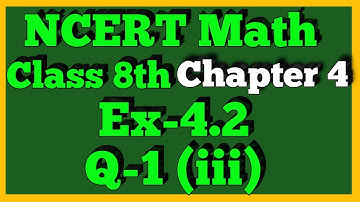 Q 1(iii)-Ex 4.2- Practical Geometry-NCERT Maths Class 8th-Chapter4