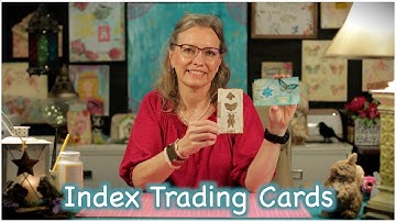 Napkin Artist Trading CARDS | Altered Index Card Tutorial |Mixed Media