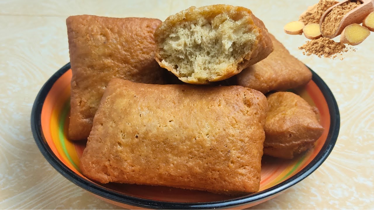 Soft Ginger Mandazi Recipe // Gingerbread Mandazi // Ginger Cinnamon
