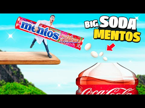 بزرگترین منتوس و نوشابه دنیا رو ساختم