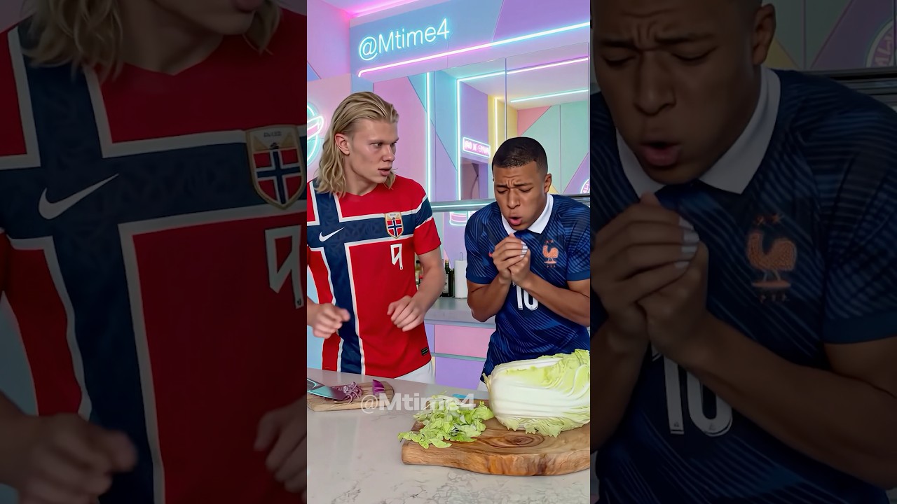 The Most Dramatic Cabbage Escape Ever 🥬🏃 #parody #football #haaland #worldcup