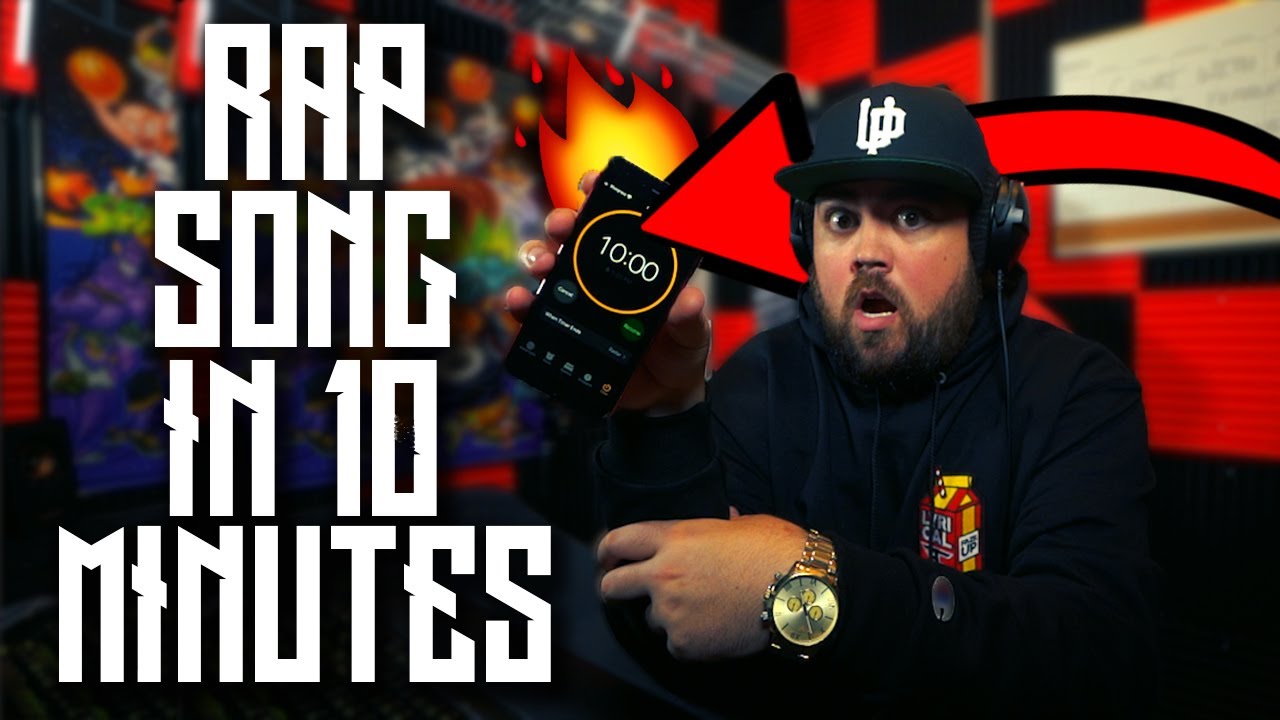 MAKING A RAP SONG in 10 MINUTES!!!