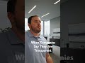 When A Company Sais They Are Transparent In An Interview... But Arent