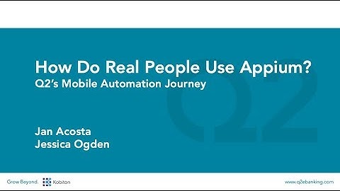 Appium From A Practitioner