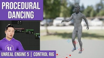 Procedural Dance / Walk Control Rig for MetaHumans