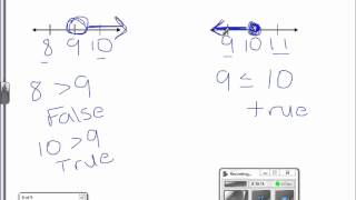 6th Grade 8-6: Write and Graph Inequalities