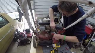 Maintenance and repairs on the 1989 Snapper self-propelled mower