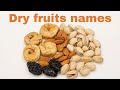 Dry fruits names/ 10 dry fruits names/ kids learning