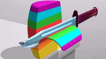 ASMR Cutting Game! Relaxing sounds! Satisfying Video