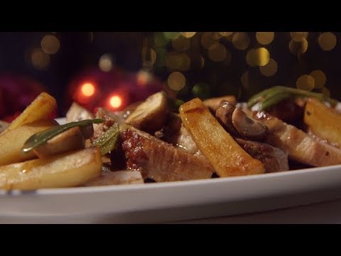 Recette De Noel Roti De Veau A La Sauge Farci Aux Chataignes