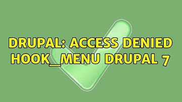 Drupal: Access denied hook_menu Drupal 7
