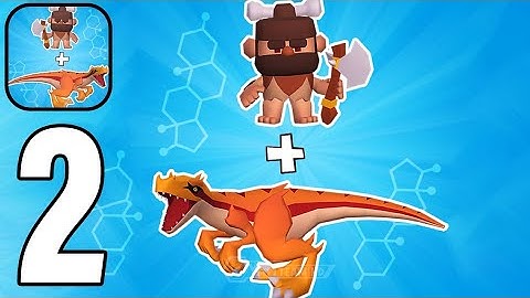 Dino Merge Wars - Gameplay Walkthrough Part 2 Improve dinosaurs (Android,iOS)