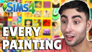 I Made EVERY Sims 4 Painting So That You Don't Have To