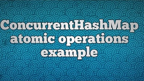 ConcurrentHashMap atomic operations example