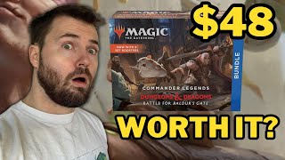 These Commander Legends Battle for Baldur's Gate Bundles are $48 on TCG Player? Are They Worth It?