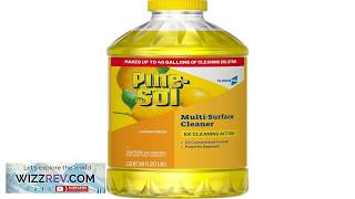 CloroxPro Pine Sol Multi Surface Cleaner All Purpose Cleaner Lemon Fresh 40 Fluid Ounces