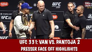 UFC 331 Press conference FACE OFF Highlights
