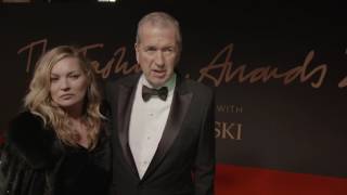 Kate Moss Interview British Fashion Awards 2016 With Mario Testino