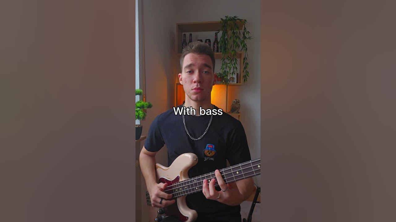 With bass vs No bass #bass