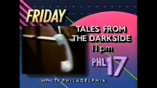 Tales from the Darkside PHL17 Promo (1988)
