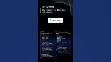 Animated Bookmark Button using CSS🧑‍💻 #coding #programming #csstricks #css #csshovereffect #js #html
