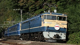 JR東日本 EF65-501牽引 9731レ・9732レ 快速「EL鉄道開業150年号」水上・高崎行き JR上越線 走行集