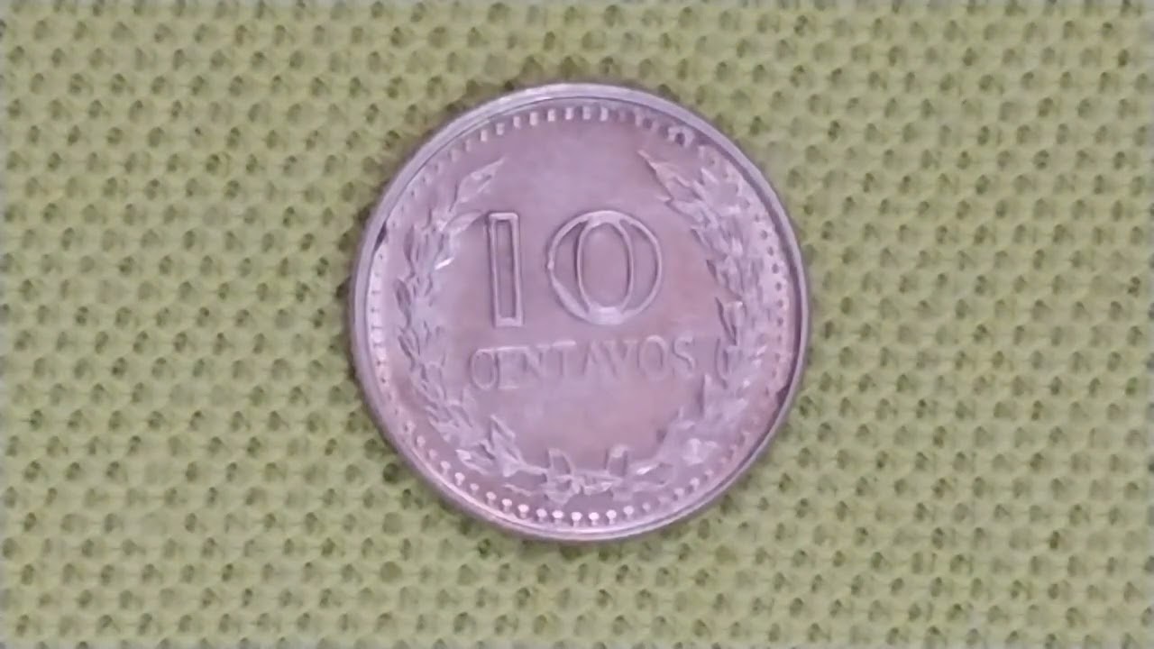 Las monedas más valiosas de 10 centavos de los años 1969 hasta 1978 de Colombia.