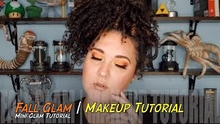 Mini Fall Glam Makeup | Fall Inspired | Speedy Tutorial